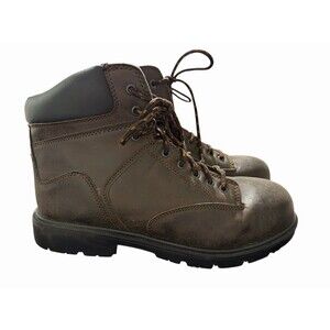 BRAHMA  Men's Work Steel Toe Size 11  Brown Leather Boot ‎  28800794